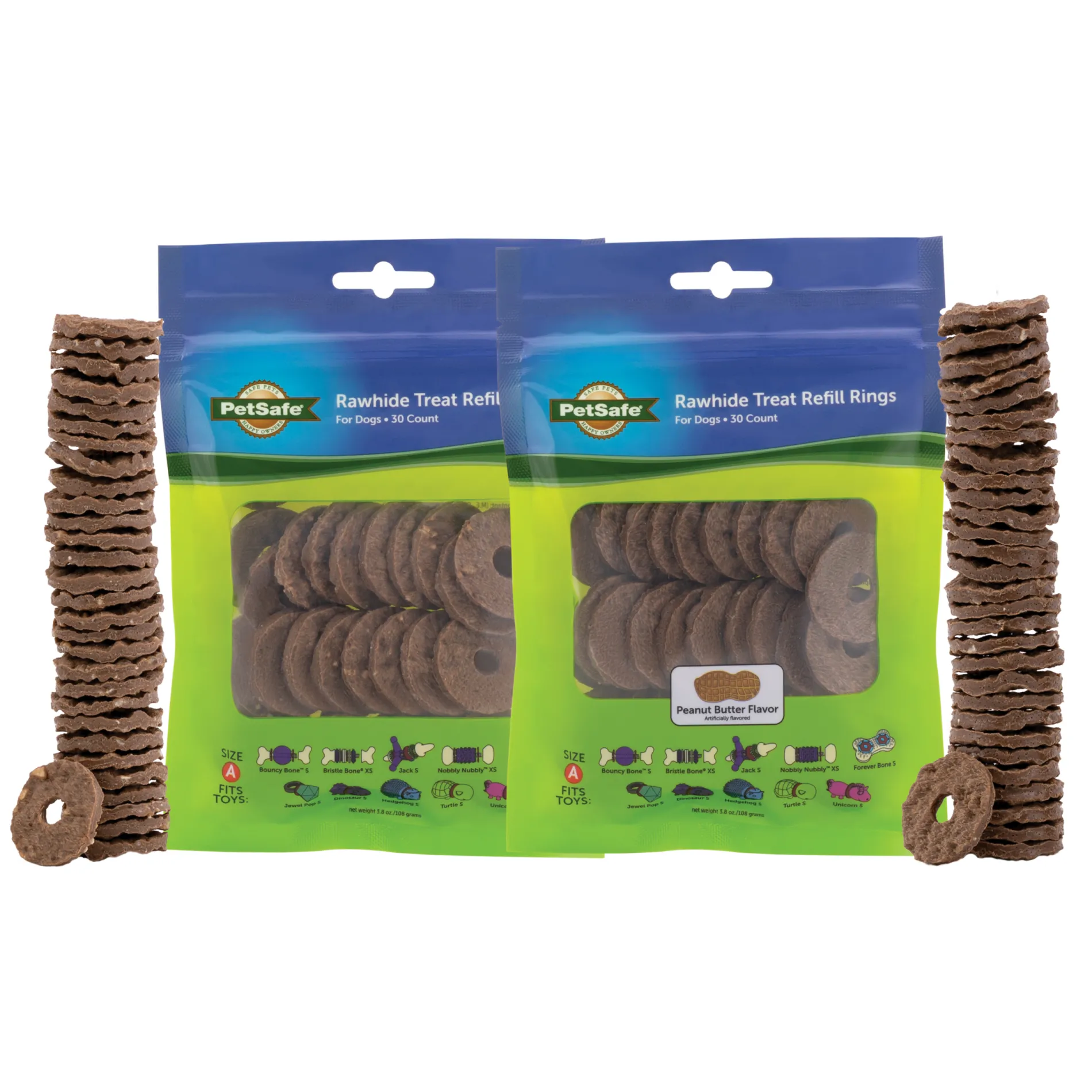 Busy Buddy® Dog Treat Ring Variety Pack, 60 Count, Small-PetSafe Hot