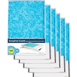ScoopFree® Crystal Disposable Litter Tray, Fresh Scent, 6-Pack-PetSafe Clearance
