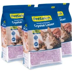 ScoopFree® Premium Crystal Litter 8 lb Bag, Lavender, 3-pack-PetSafe Flash Sale
