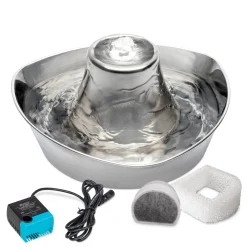 Seaside Stainless Pet Fountain-PetSafe Discount